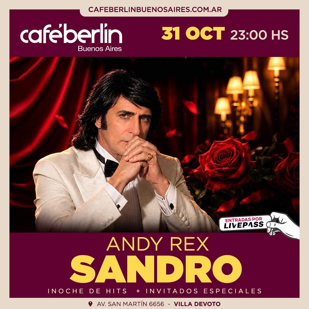 Flyer de Andy Rex
