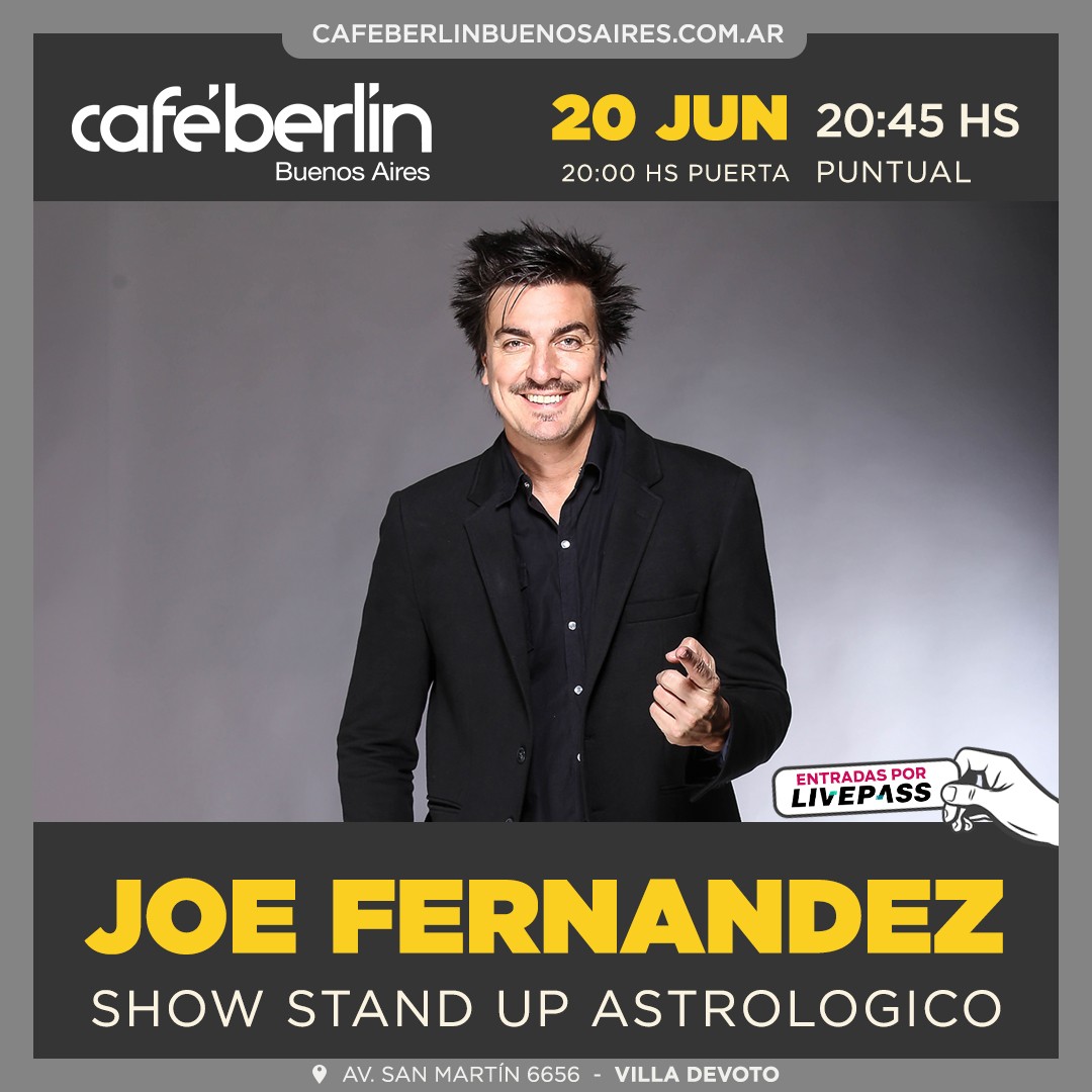 Joe Fernandez en Café Berlín