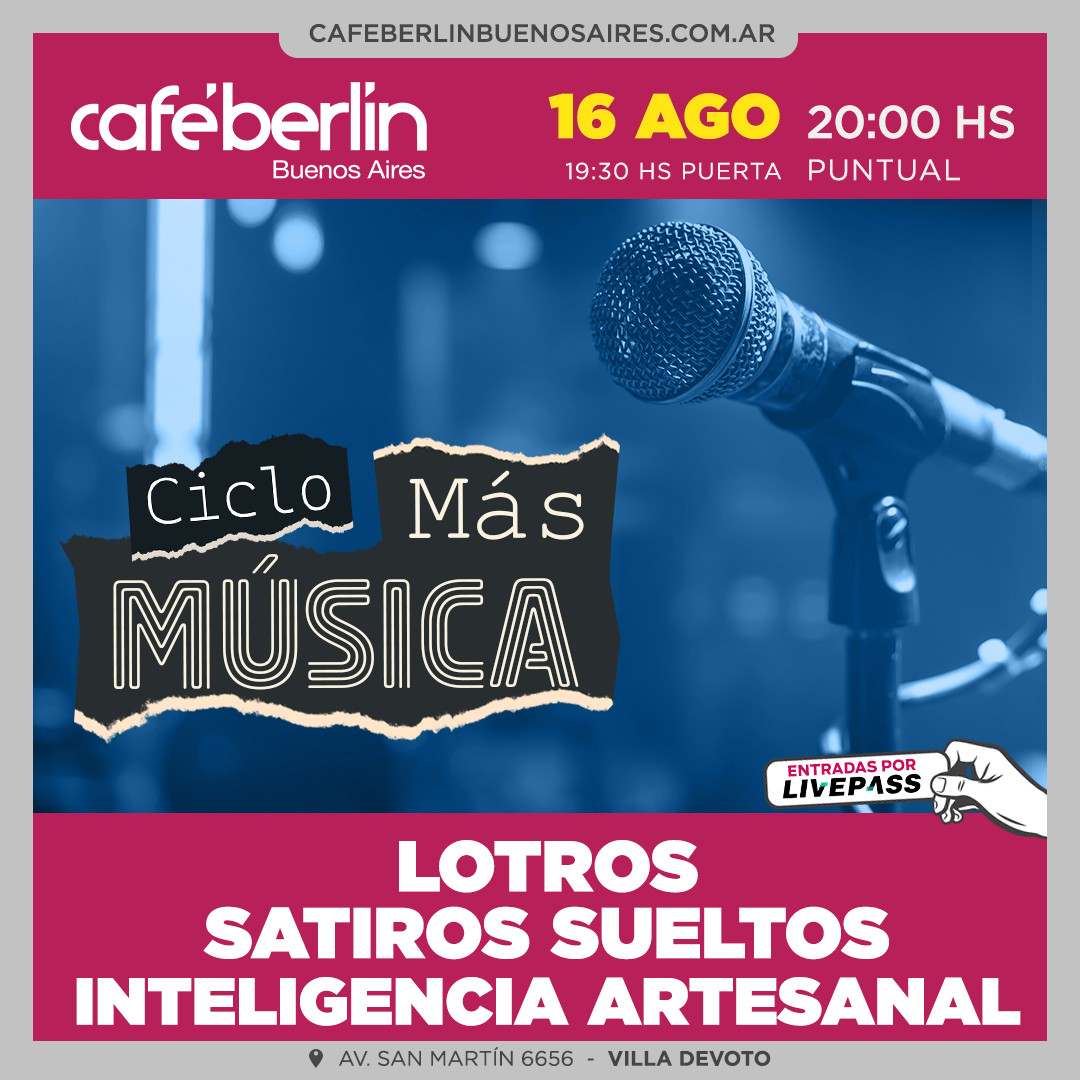 Más Música en Café Berlín