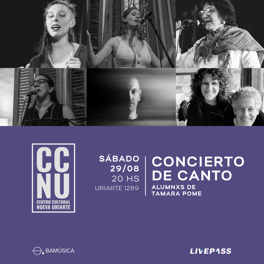 Concierto de canto. Alumnxs de Tamara Pome en CCNU