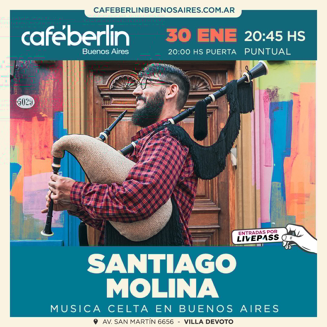 Santiago Molina en Café Berlín