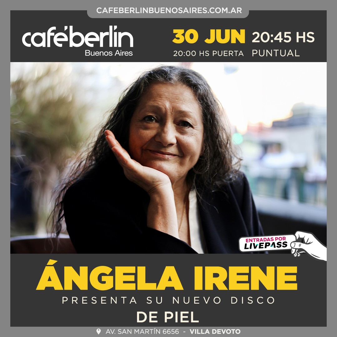 Ángela Irene en Café Berlín