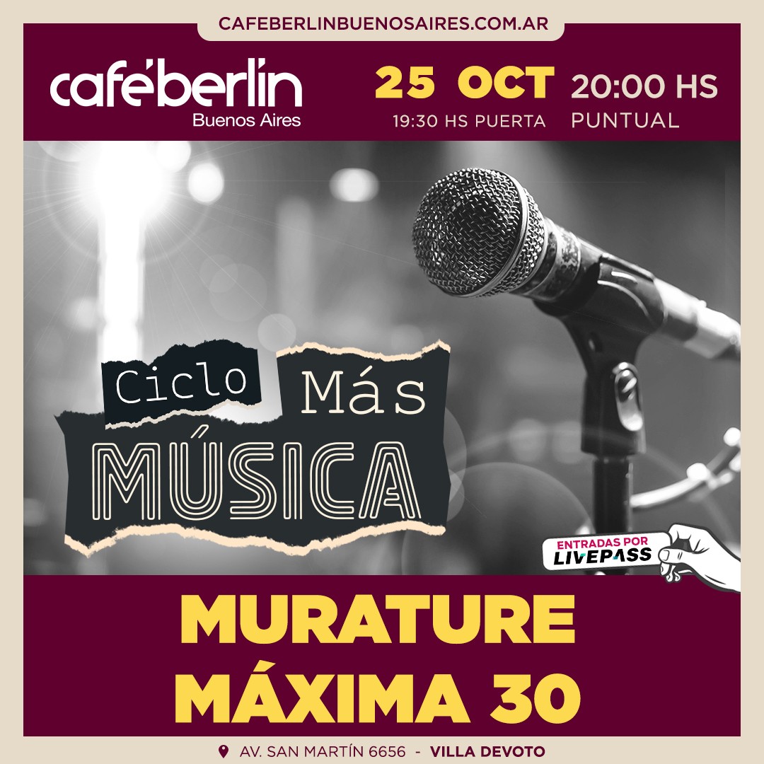 Más Música en Café Berlín