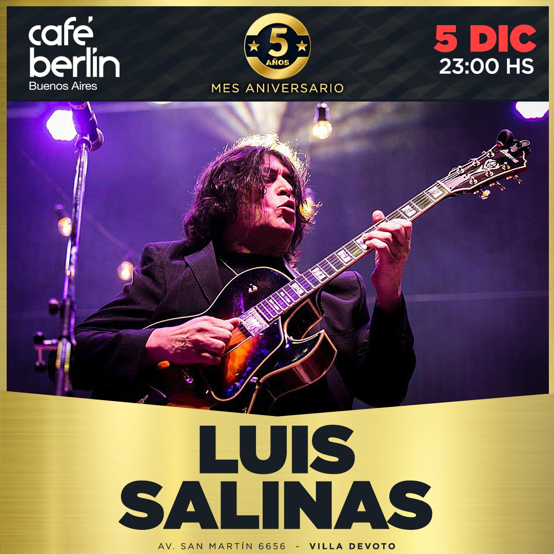 Luis Salinas en Café Berlín