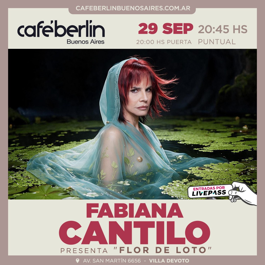 Fabiana Cantilo en Café Berlín