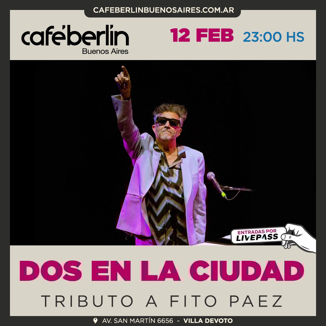 Dos en la ciudad en Café Berlín