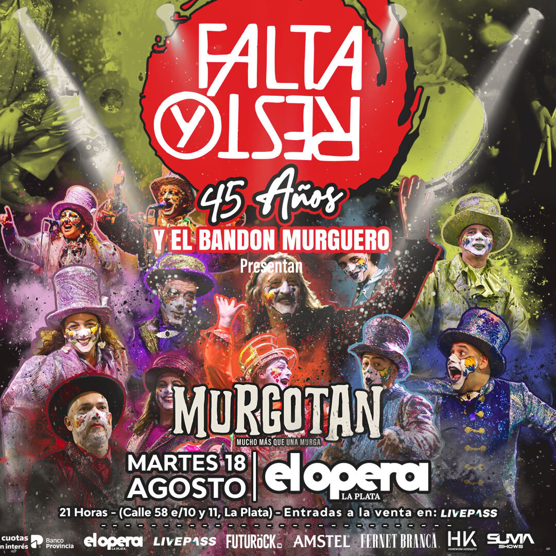 FALTA Y RESTO en el Teatro Ópera LP