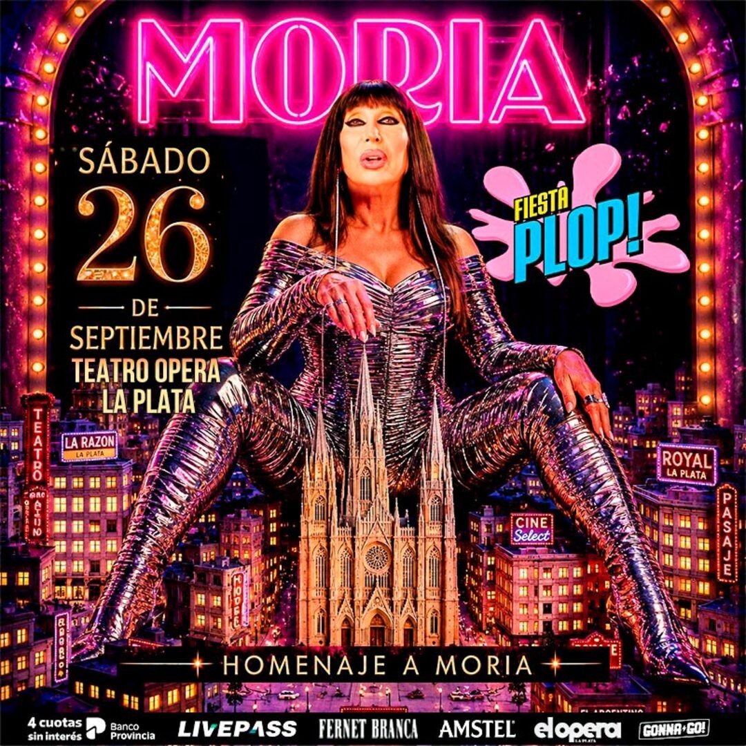 FIESTA PLOP: Homenaje a Moria Casan en el Teatro Ópera LP