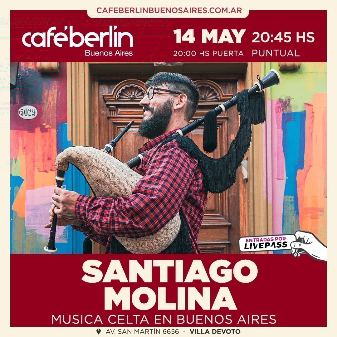 Santiago Molina en Café Berlín