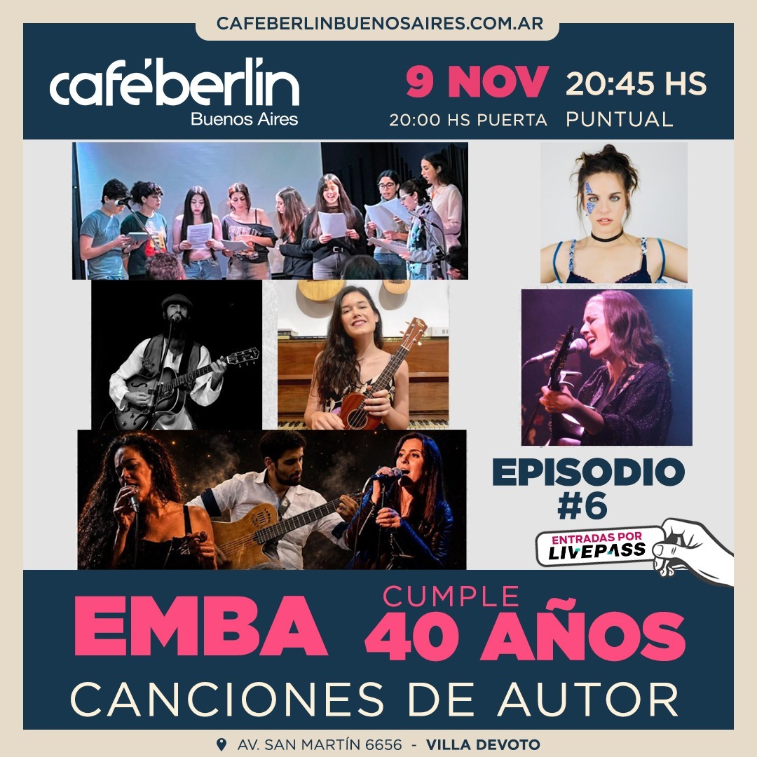 EMBA - Canciones de Autor en Café Berlín