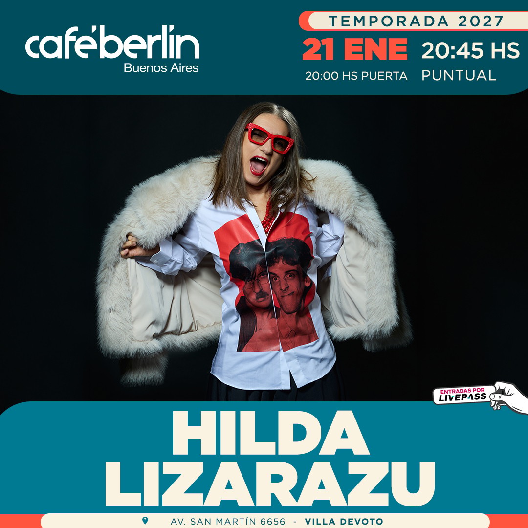 Hilda Lizarazu en Café Berlín
