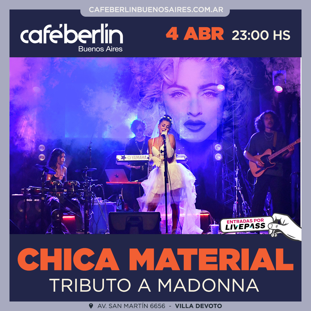 Chica Material - Tributo a Madonna en Café Berlín