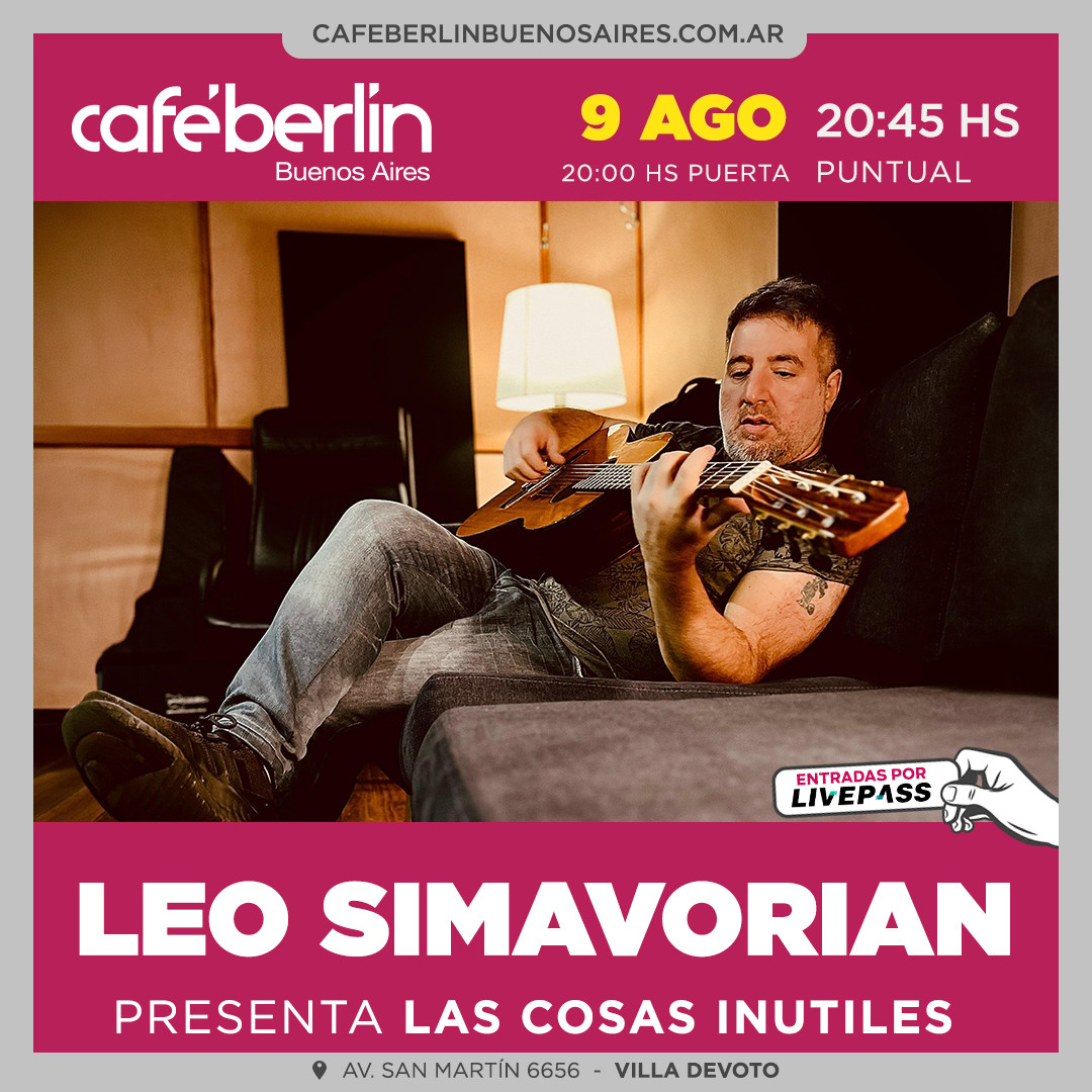 Leo Simavorian en Café Berlín