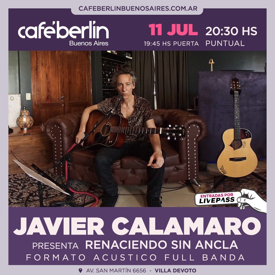 Javier Calamaro en Café Berlín
