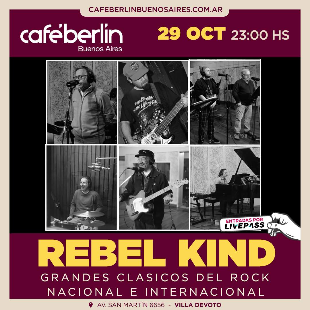 Flyer de Rebel Kind