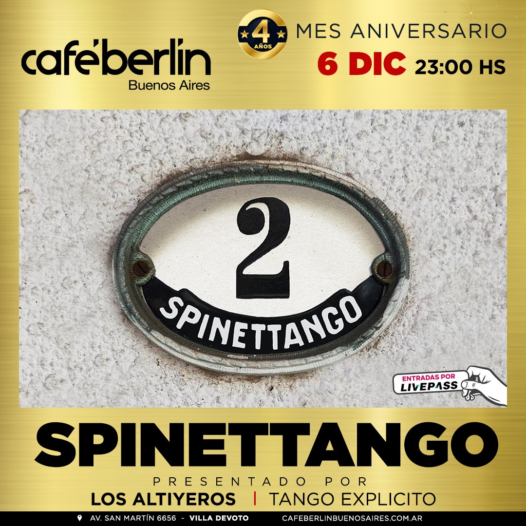 Spinettango en Café Berlín