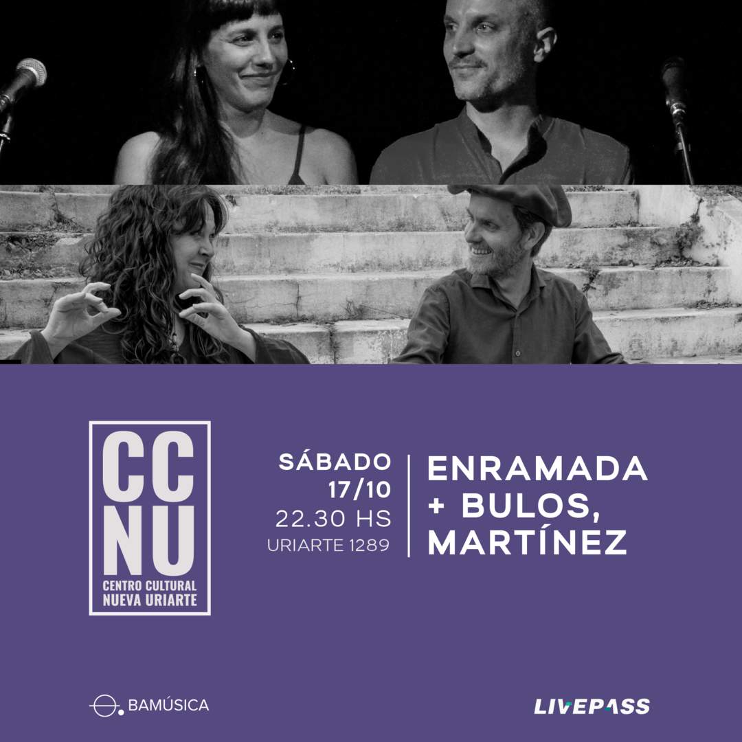 Flyer de ENRAMADA + Bulos - Martinez en CCNU