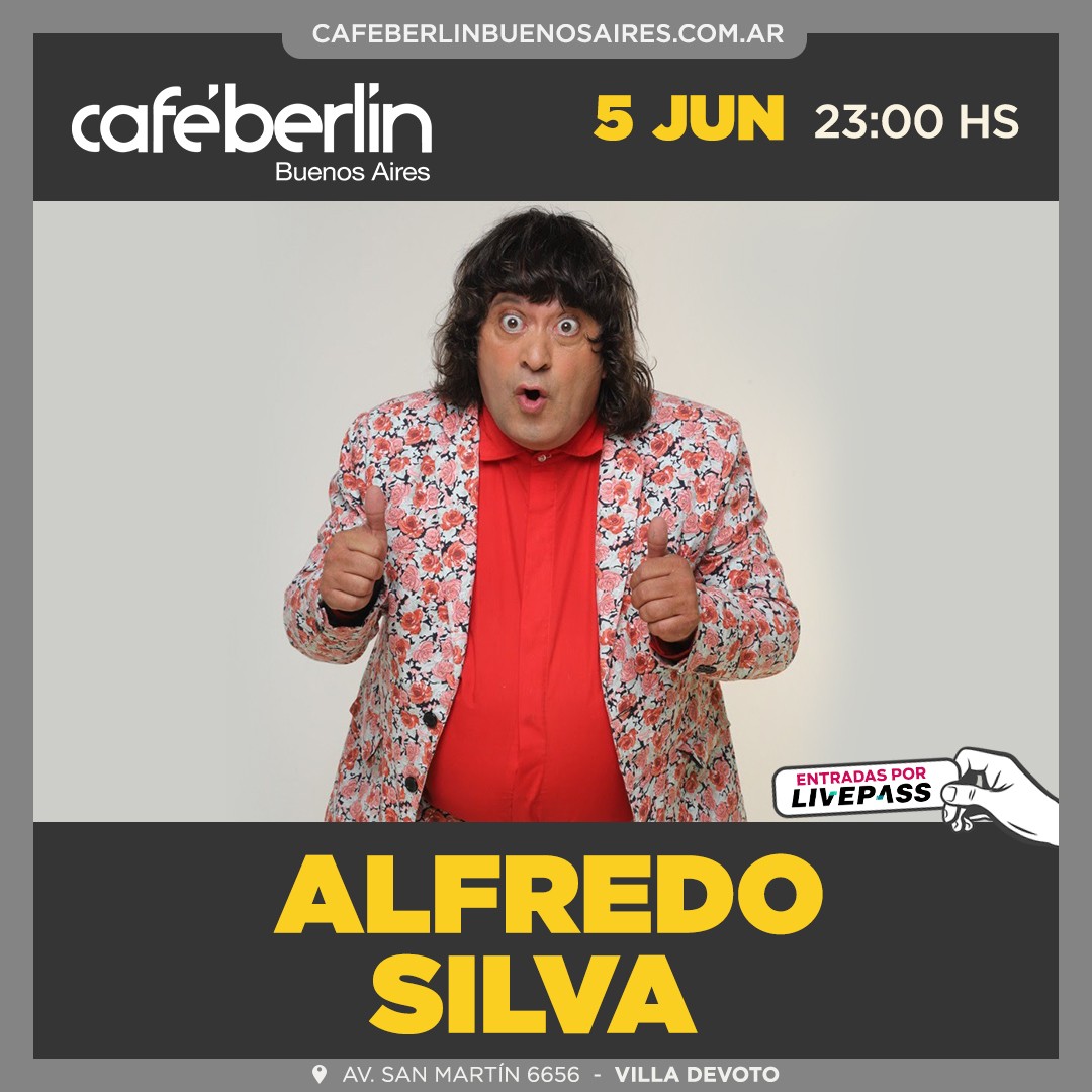 Alfredo Silva en Café Berlín