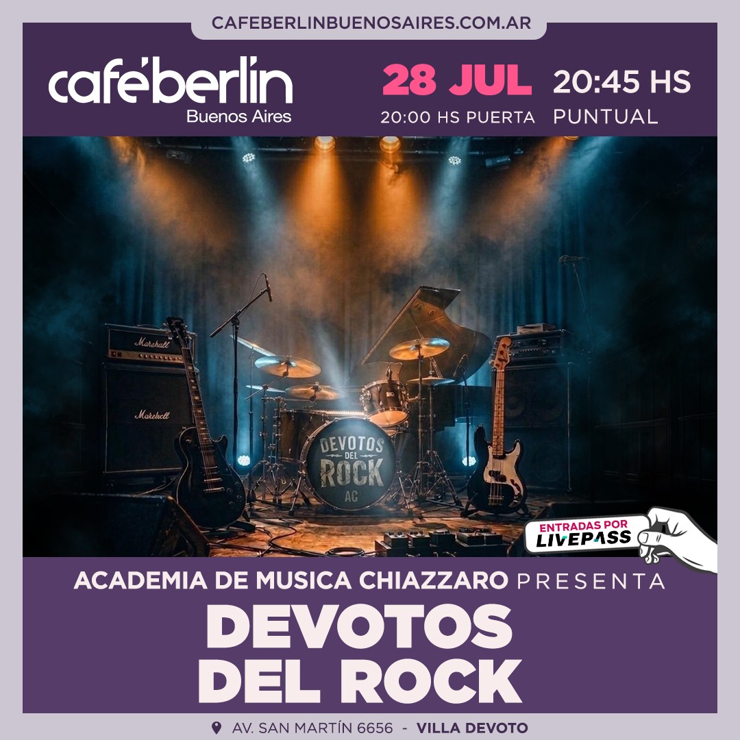 Devotos del Rock en Café Berlín