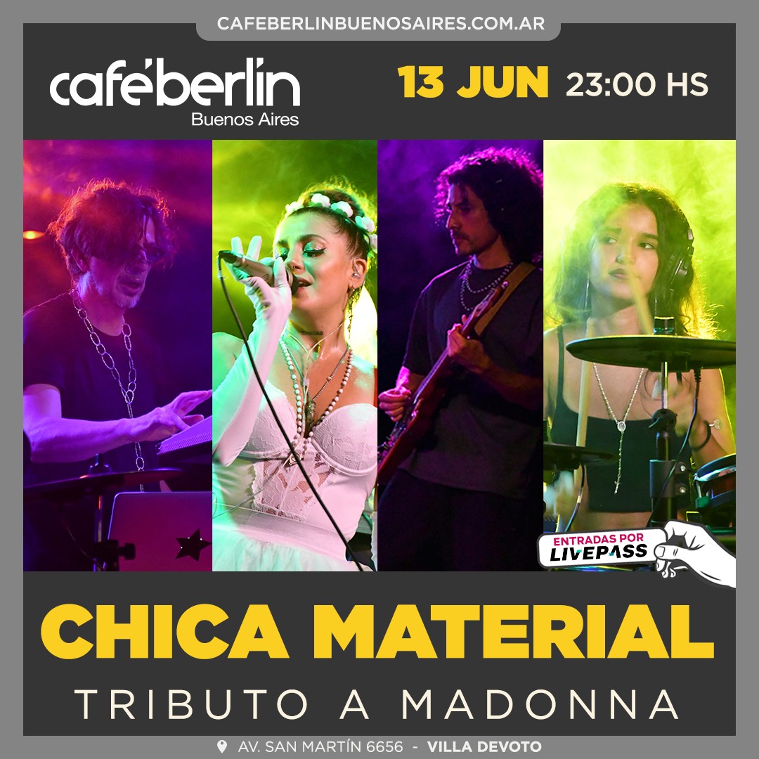 Chica Material - Tributo a Madonna en Café Berlín