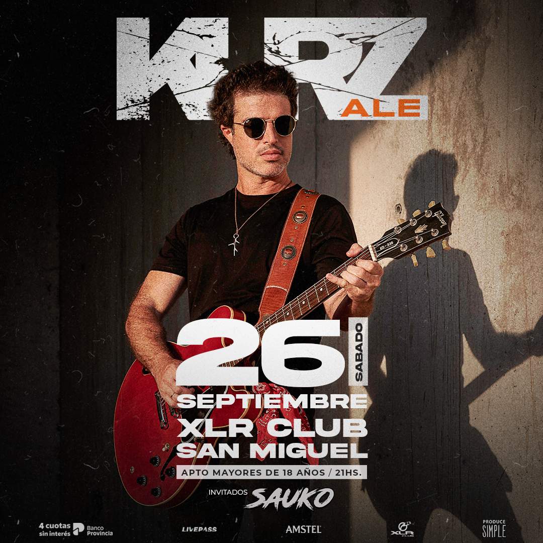 Entradas para ALE KURZ en San Miguel - Livepass