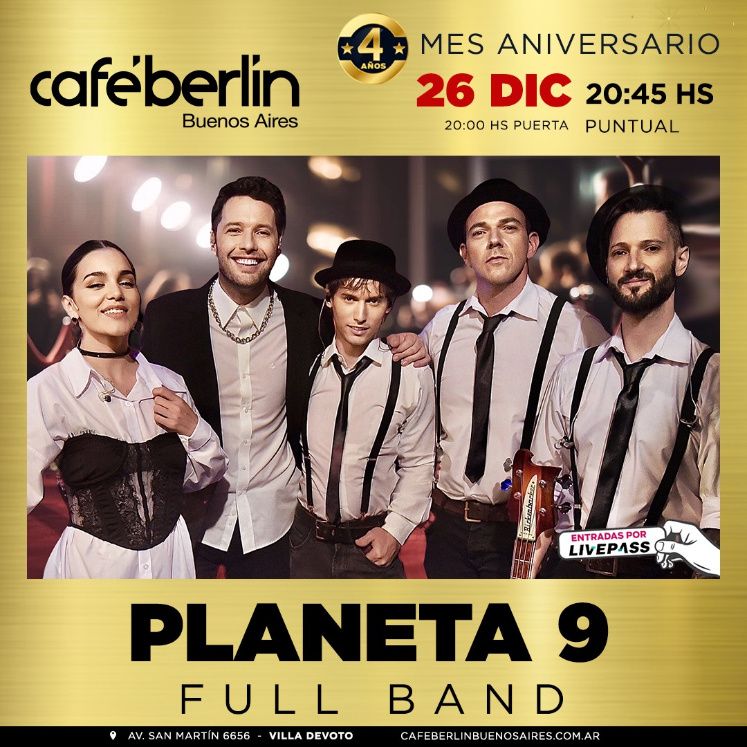 Planeta 9 en Café Berlín